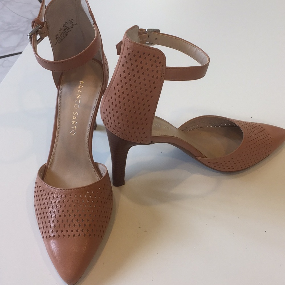 Peach color heels